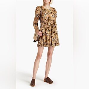 Ulla Johnson Nailah Puff Sleeve Mini Dress Size 14